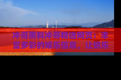 冲哥黑料冲哥精选网页：丰富多彩的娱乐信息，让你乐不停息