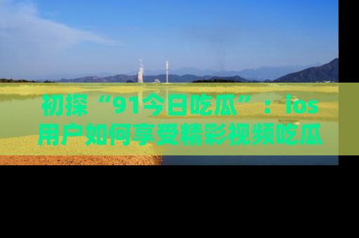 初探“91今日吃瓜”：ios用户如何享受精彩视频吃瓜时光