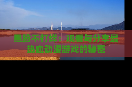 黑脸不打烊：观看与分享最热血动漫游戏的秘密