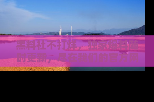 黑料社不打烊,独家爆料随时更新,尽在我们的官方网站网址!
