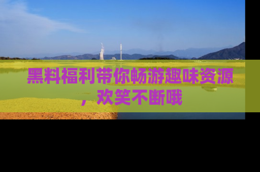 黑料福利带你畅游趣味资源，欢笑不断哦