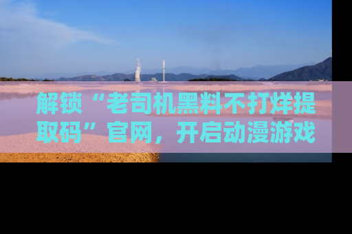 解锁“老司机黑料不打烊提取码”官网，开启动漫游戏的新次元之旅！