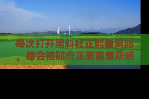 每次打开黑料社正能量网站，都会被那些正面能量所感染，一起加入不打烊的快乐吧！