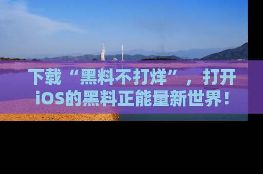 下载“黑料不打烊”,打开iOS的黑料正能量新世界!