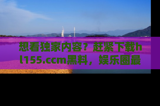 想看独家内容？赶紧下载hl155.ccm黑料，娱乐圈最劲爆的新闻一手掌握！