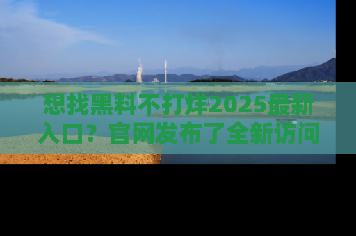 想找黑料不打烊2025最新入口?官网发布了全新访问指南!