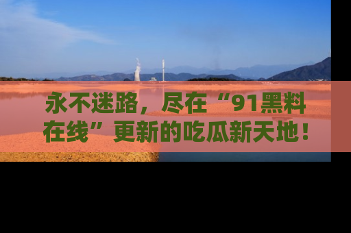永不迷路，尽在“91黑料在线”更新的吃瓜新天地！